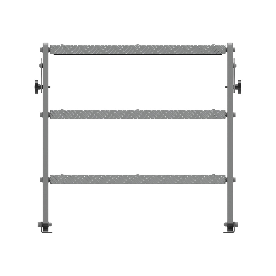 Foldbar Aluminiums trappe - 3 trin